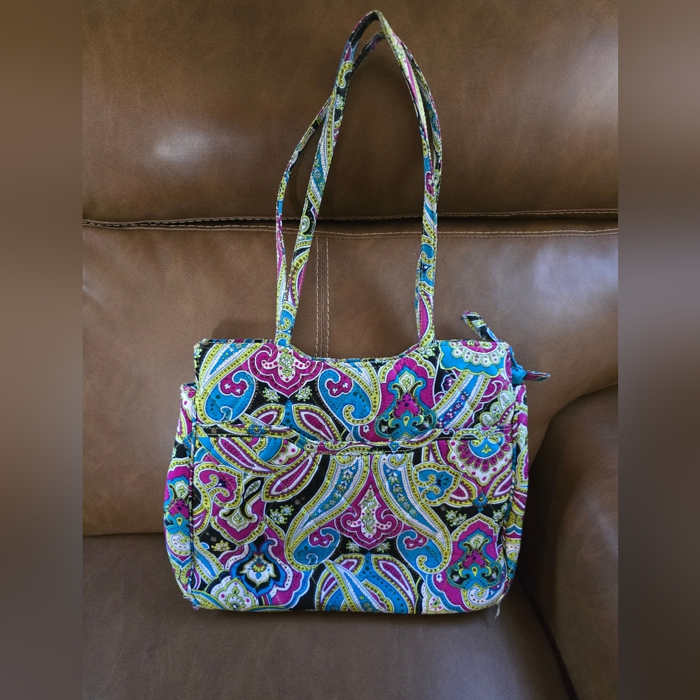 Vera Bradley Limited Edition Silk Zoe Satchel